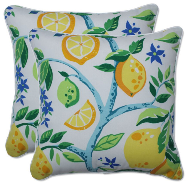 outdoor pillows with lemons