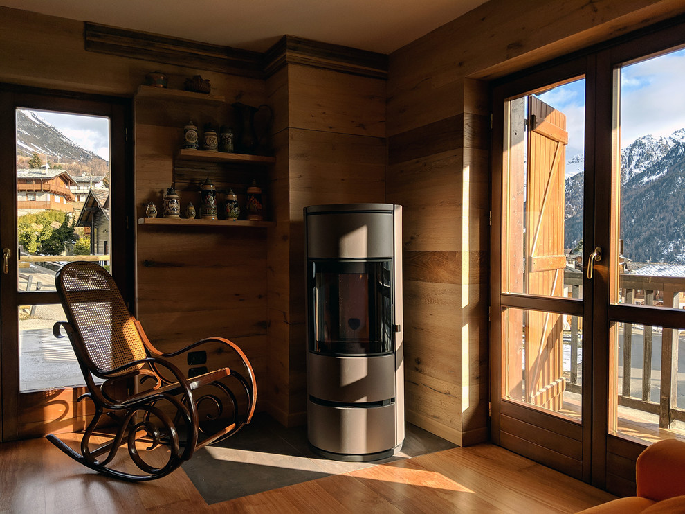 Chalet sotto la neve