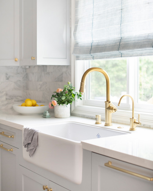 golden hardware kitchen sink