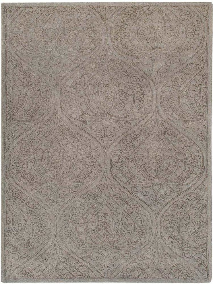 Serendipity Transitional Area Rugs, Light Gray, 7'6"x9'6"