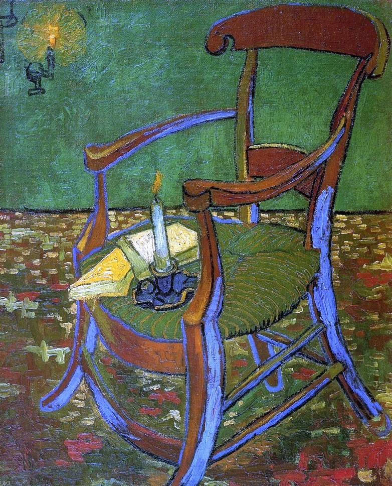 Vincent Van Gogh Paul Gauguin's Armchair, 16"x20" Premium Archival Print