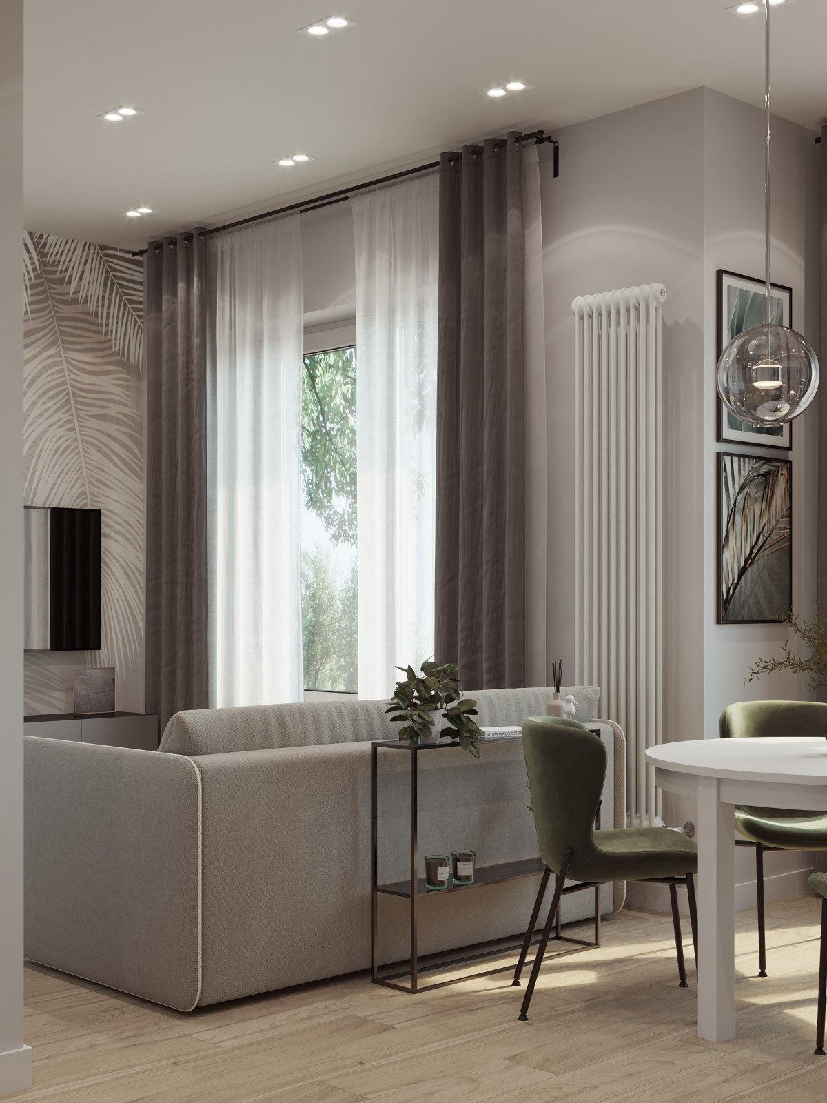 Квартира в стиле минимализм для