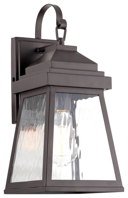 Kira Home Barton 16" Farmhouse Outdoor Weather Resistant Wall Sconce, Water