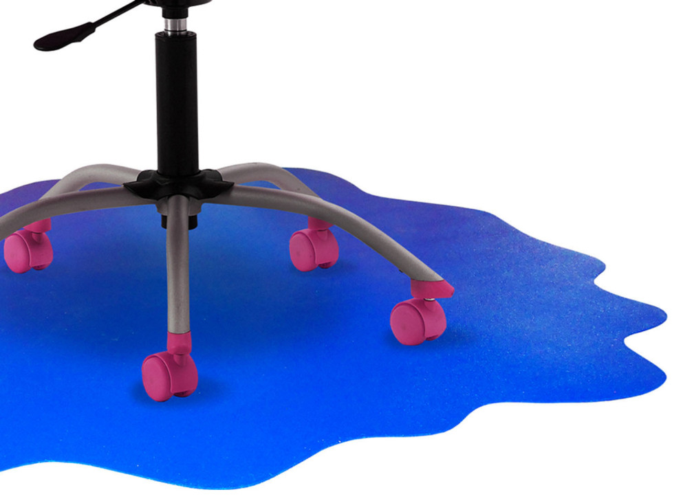 Blue Sploshmat Crafts, Kids & Classrooms Floor Mat for Carpets 40" x