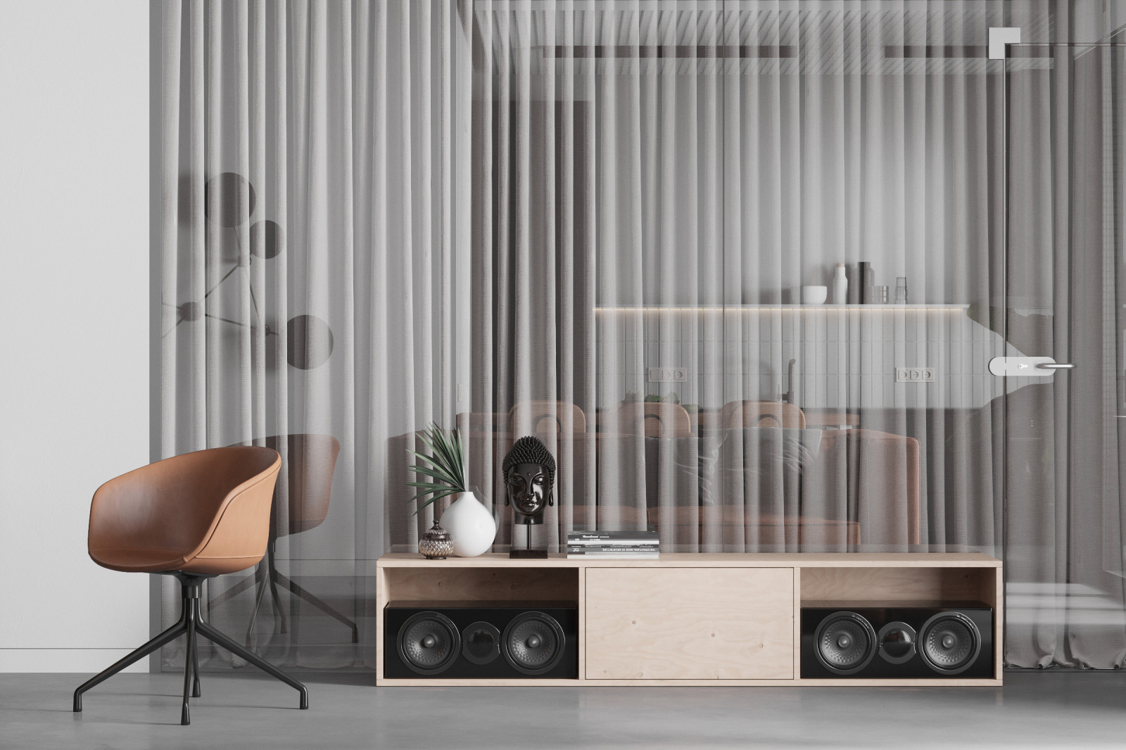 Лофт для фаната NETFLIX в ЖК Вавилов дом