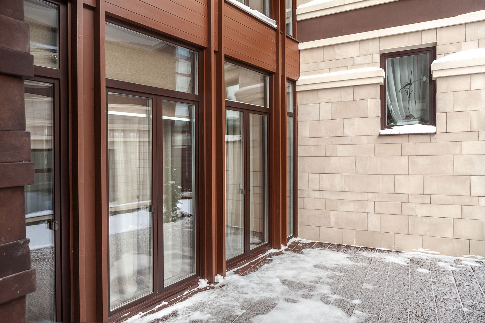 Дерево-алюминиевые окна