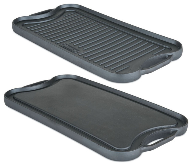 Viking 20 Inch Reversible Cast Iron Grill/Griddle Traditional