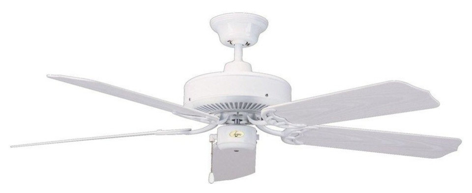 Nautika White 52-Inch Outdoor Energy Star Ceiling Fan