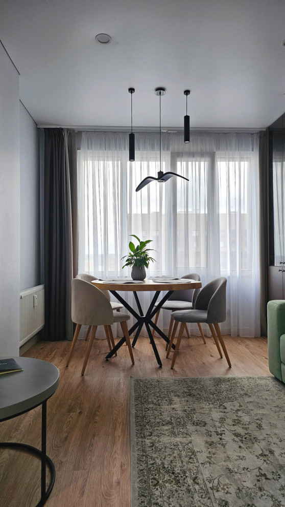 Квартира с цветными акцентами