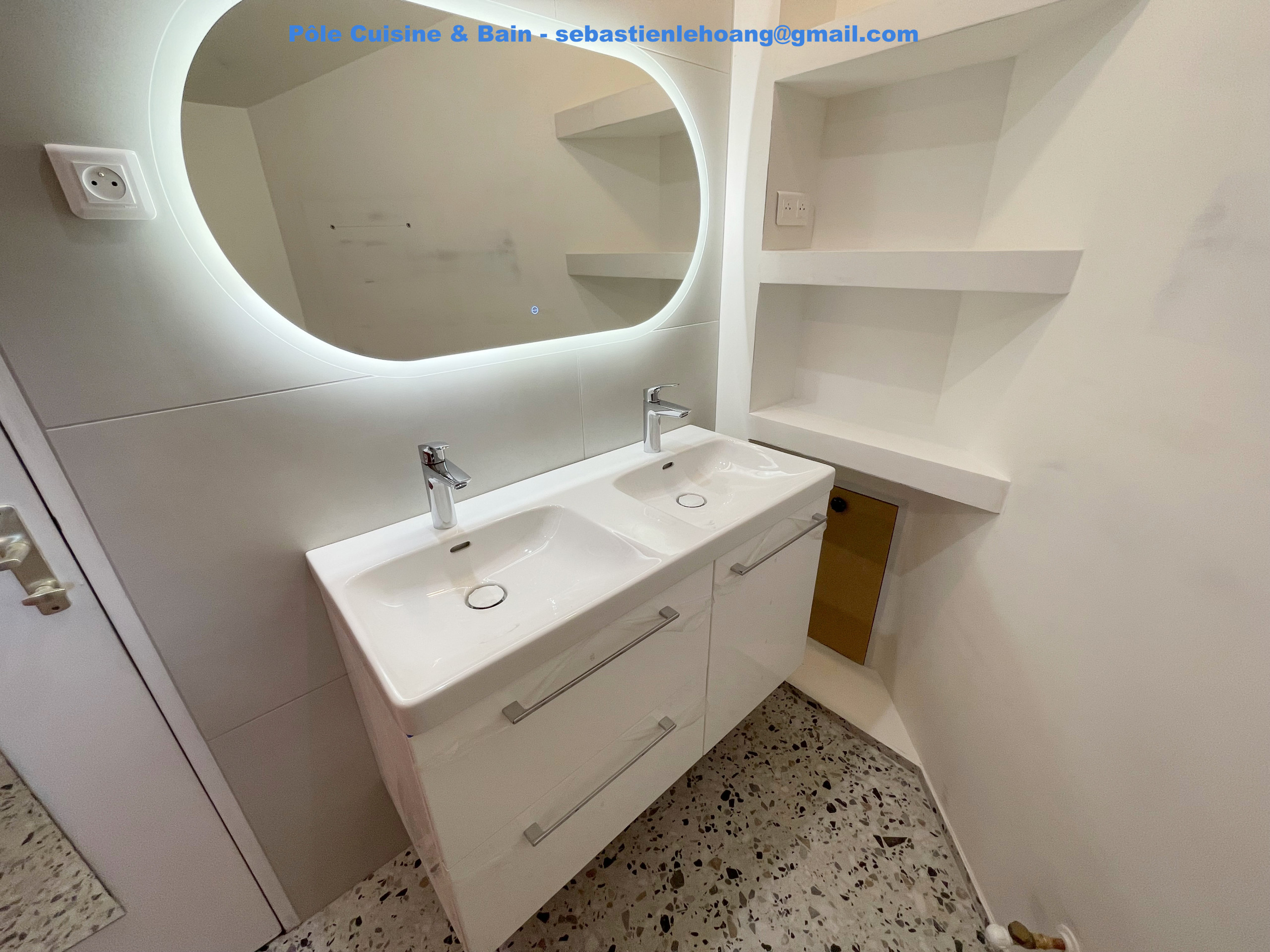 Montigny-le-Bretonneux - SALLE DE BAIN FAMILIALE: Rénovation complète - ambiance