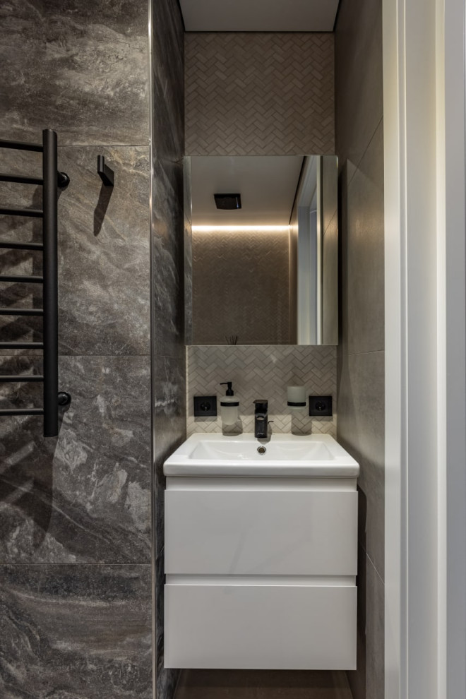 Квартира в серых тонах