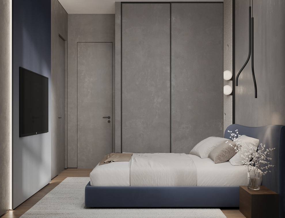 Брутальный интерьер квартиры 85 кв.м. в Москве. Проект