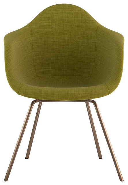 Mid Century Classroom Armchair Avocado Green Brass Midcentury Dining Chairs By Nyekoncept