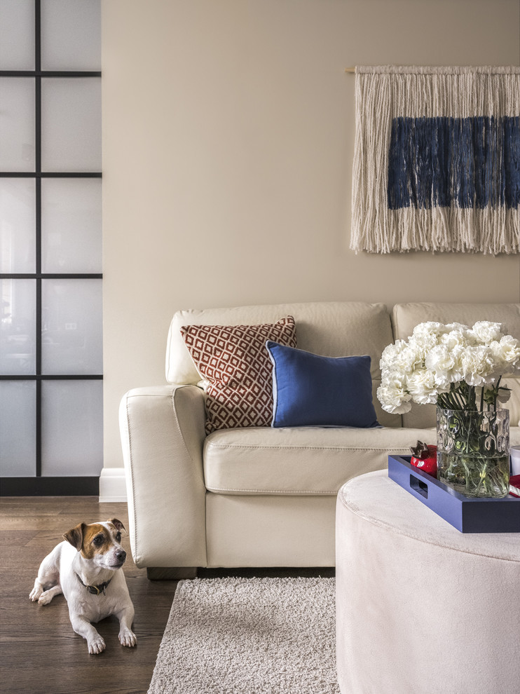 Двухкомнатная квартира в синих тонах