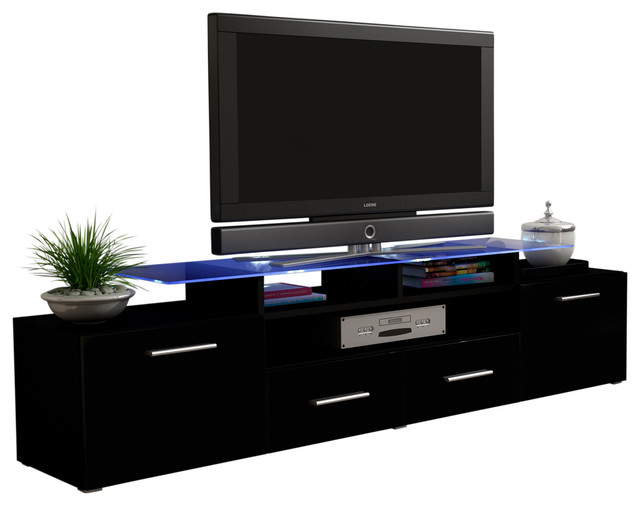 Vegas Tv Stand With Matte High Gloss Doors 16 Colors Led Vegas Tv Stand With Matte High Gloss Doors 16 Colors Led Lights Contemporary Entertainment Centers And Stands By Meble Furniture Rugs