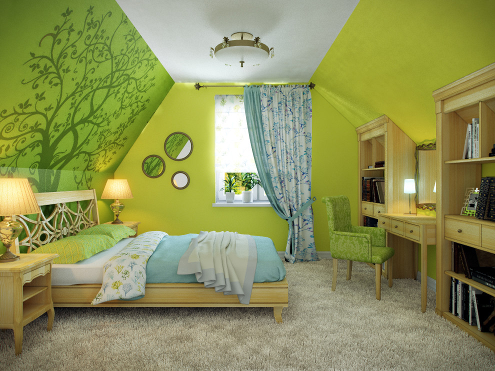 Дом на берегу залива, Тарховка. Детская спальня.