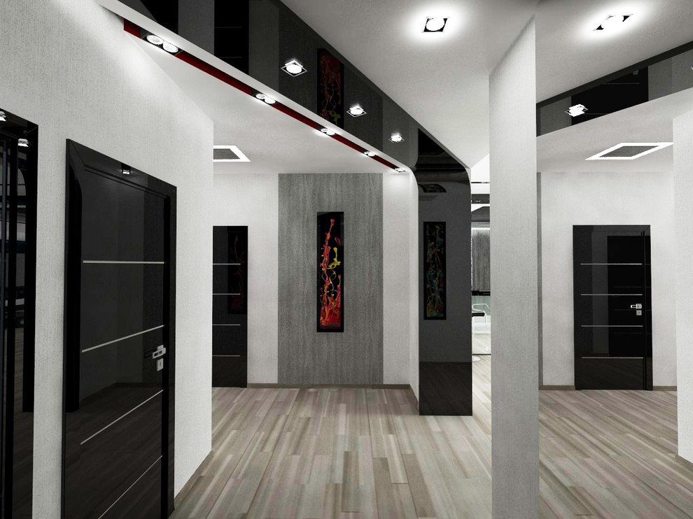 квартира стиль хай тэк + футуризм