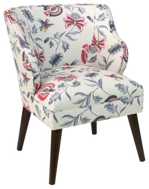 Skyline Furniture Upholstered Accent Chair, Jacobean Bright Multi