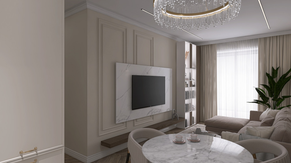 Кухня-гостиная Неоклассика