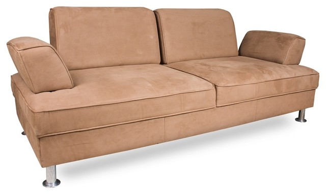Tan Ultra Suede Cameleon Sofa by Shermag - Modern - New York - by ... Tan Ultra Suede Cameleon Sofa by Shermag - Modern - New York - by ...