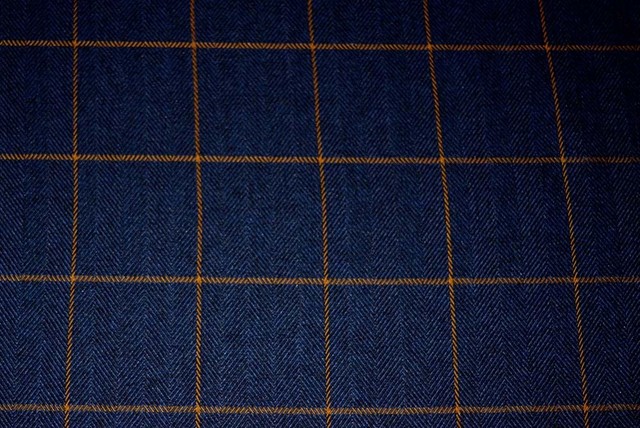 Strut Navy Kaufmann Fabric Contemporary Upholstery Fabric By