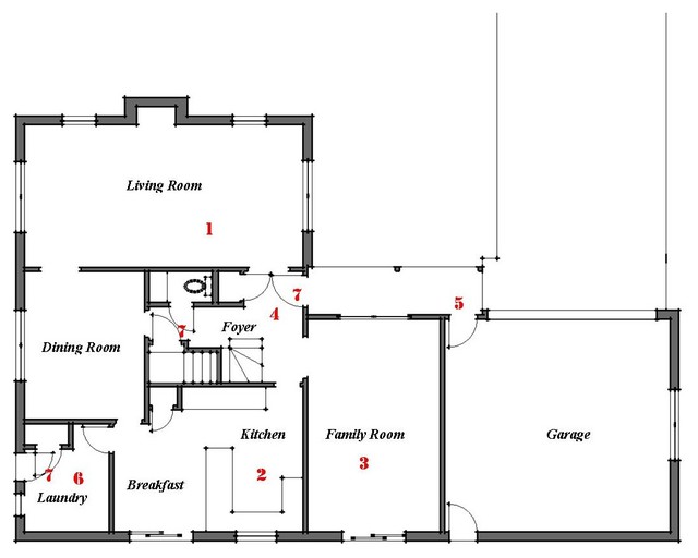 Renovation Ideas Playing With A Colonial S Floor Plan