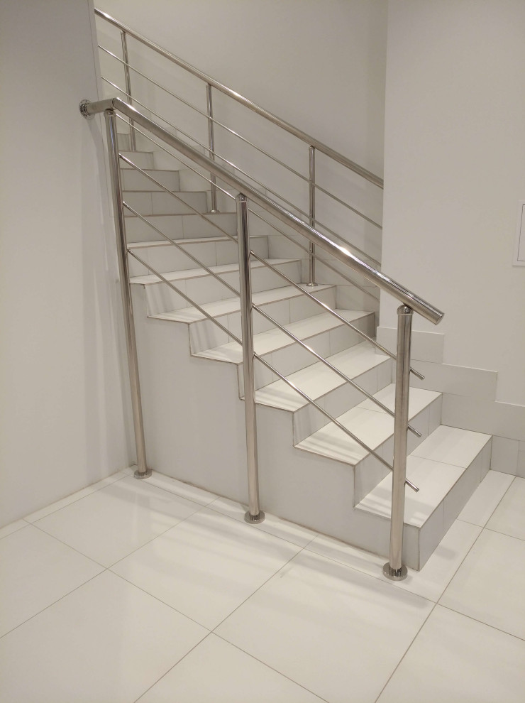 Нержавеющее ограждение со стеклом