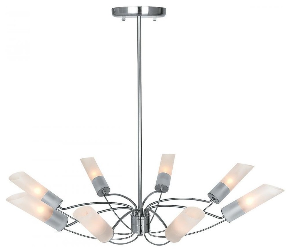 Solar Collection 8 Light Modern Contemporary Chandelier