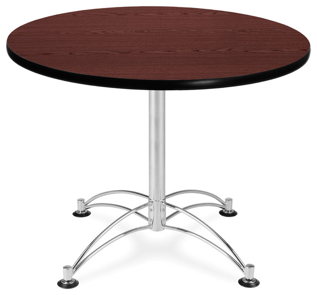 Round Study Table 36 Contemporary Dining Tables By Ofm Round Study Table 36 Mahogany Contemporary Dining Tables