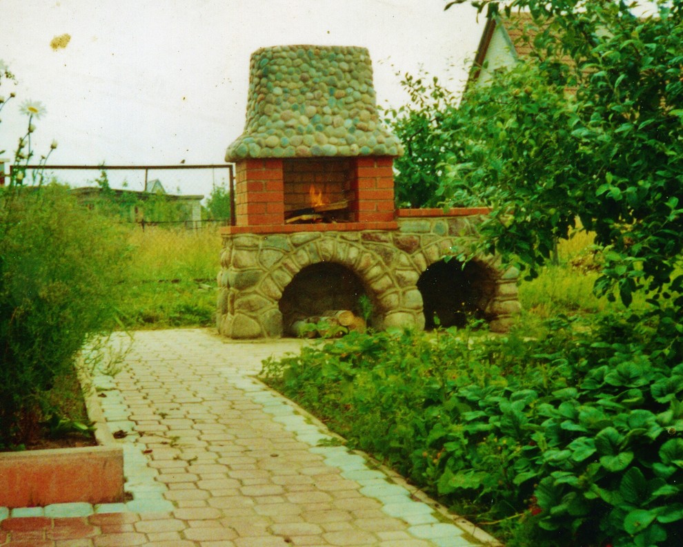 Печи, камины, барбекю, мозаика