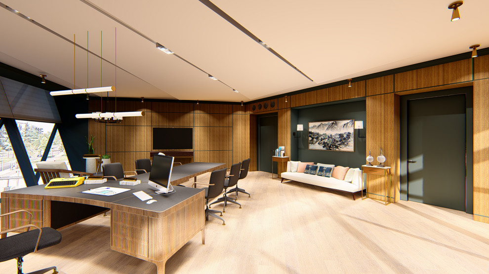 Концепция интерьеров офиса телекомпании НТВ