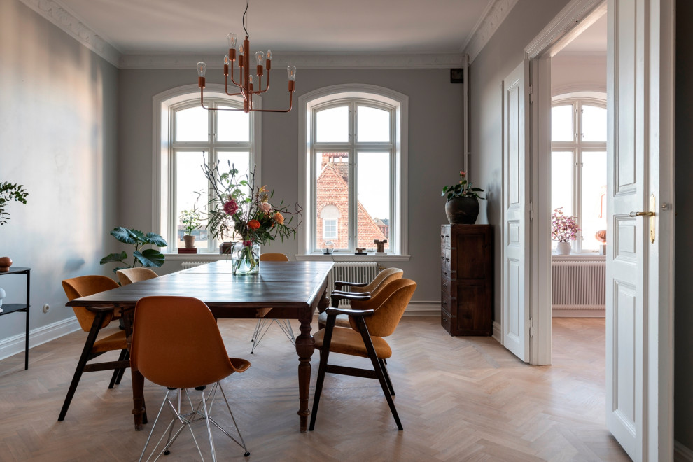 Inspiration for a contemporary dining room in Malmo.