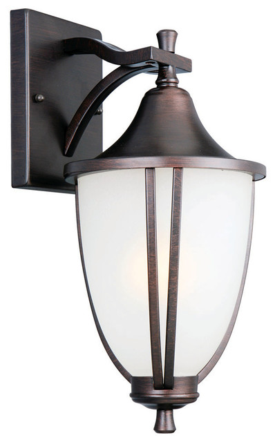 Design House 517797 Ironwood 14" Tall Outdoor Wall Sconce - Brushed Bronze