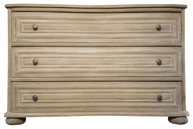 45 Long Chest Dresser Solid Mahogany Wood Weathered Finish3