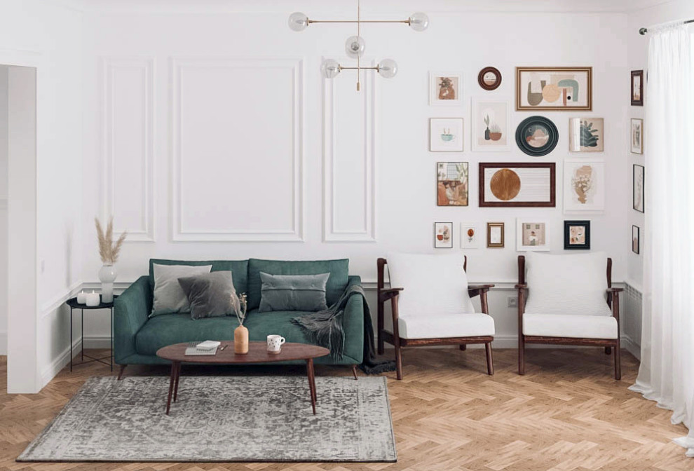 Интерьер в стиле mid-century modern