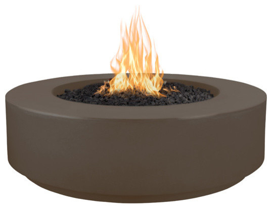 Florence Concrete Gfrc Fire Pit Contemporary Fire Pits By