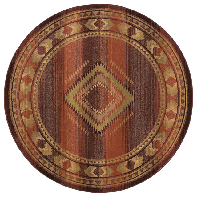 Oriental Weavers Sphinx Generations Casual Red Rug Southwestern