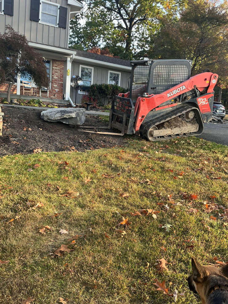 Impactful, serene and native entrance.