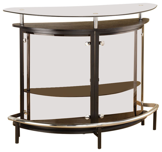 Contemporary Bar Table Storage Unit With Acrylic Front Contemporary Bar Table Storage Unit With Acrylic Front Wine And Cabinets By U Furniture Inc