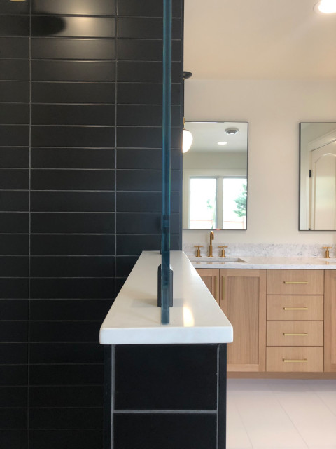 Modern Master Bath minimalistisch-badezimmer