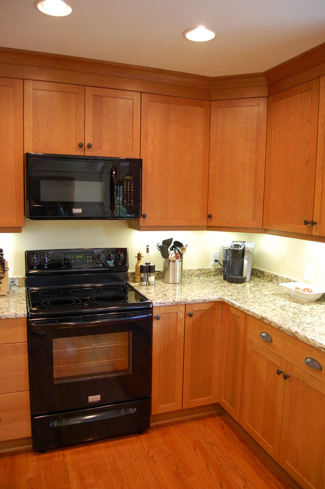 Example of a mountain style kitchen design in Raleigh