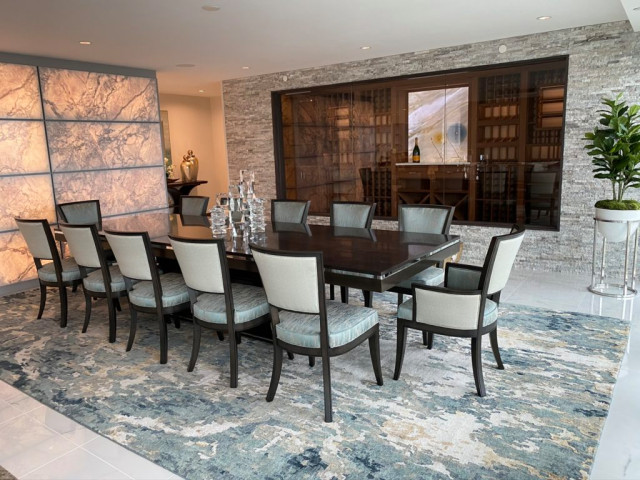Bayshore Blvd Penthouse modern-dining-room
