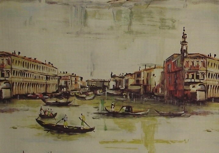 Venice Fabric Antique Italian Painting, Standard Cut