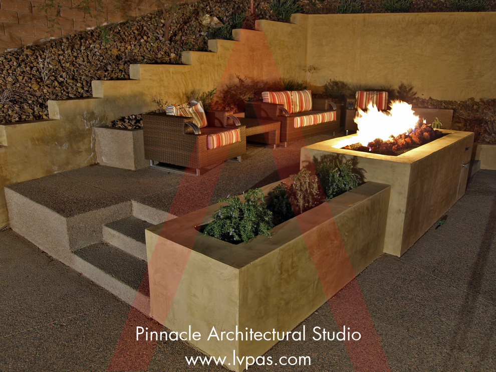 This is an example of a contemporary patio in Las Vegas.