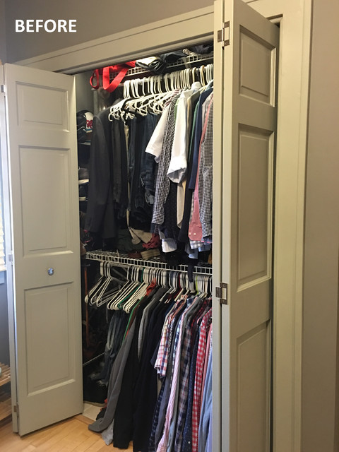 Before Men S Minneapolis Reach In Closet Before And After