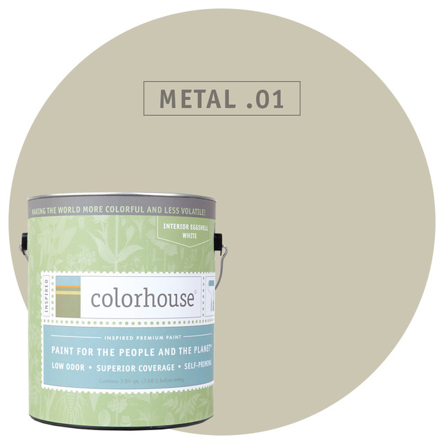 Inspired Semi-Gloss Interior Paint, Metal .01, Gallon