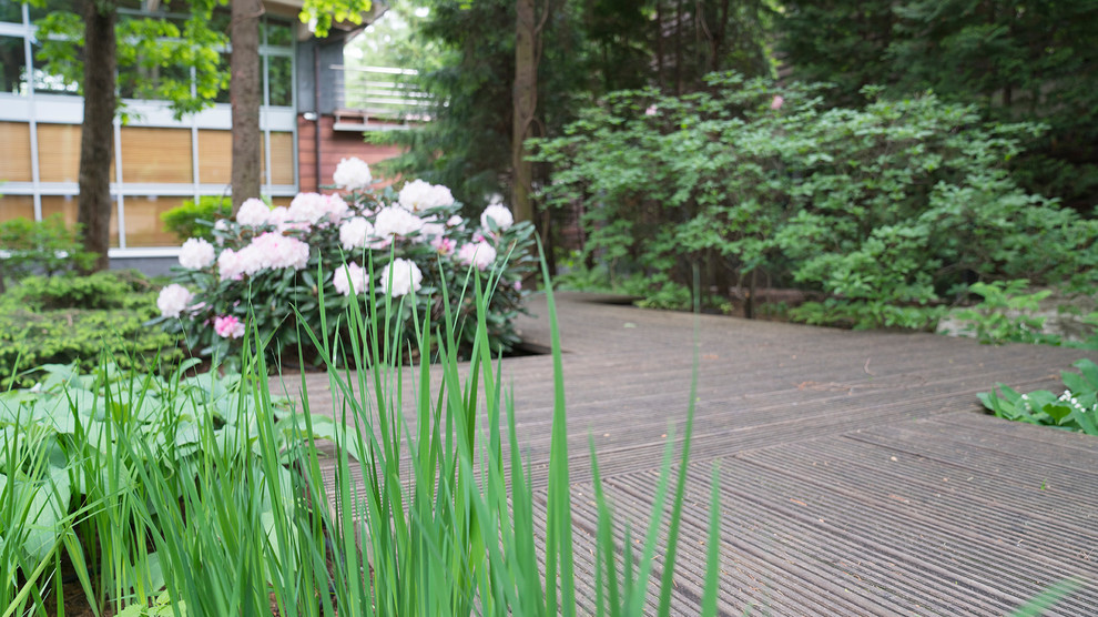 Сад с японским характером в КП  "Ландшафт", Усово 2010 г