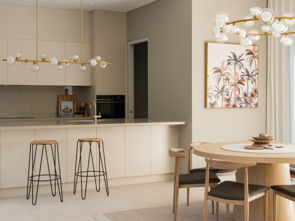 Photo of a modern dining room in Sydney.