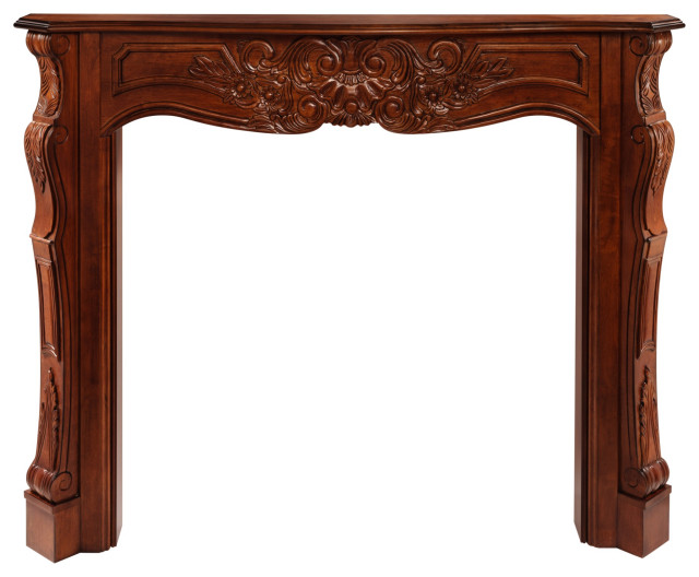 The Deauville 48" Fireplace Mantel Unfinished