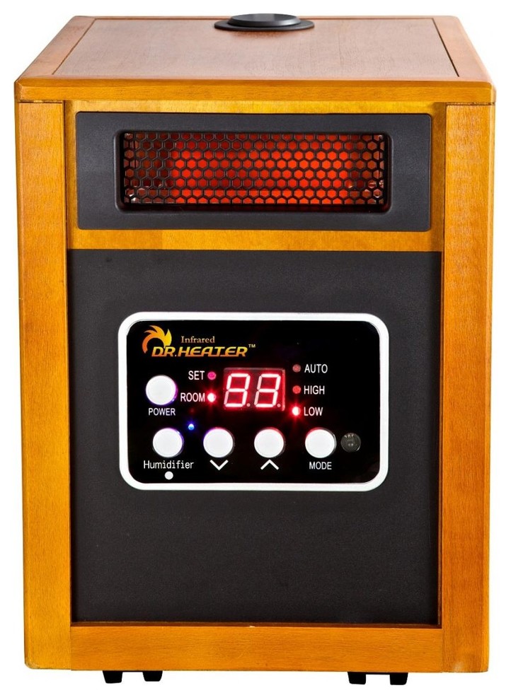Dr. Infrared Heater Portable Space Heater With Humidifier, 1500 Watt